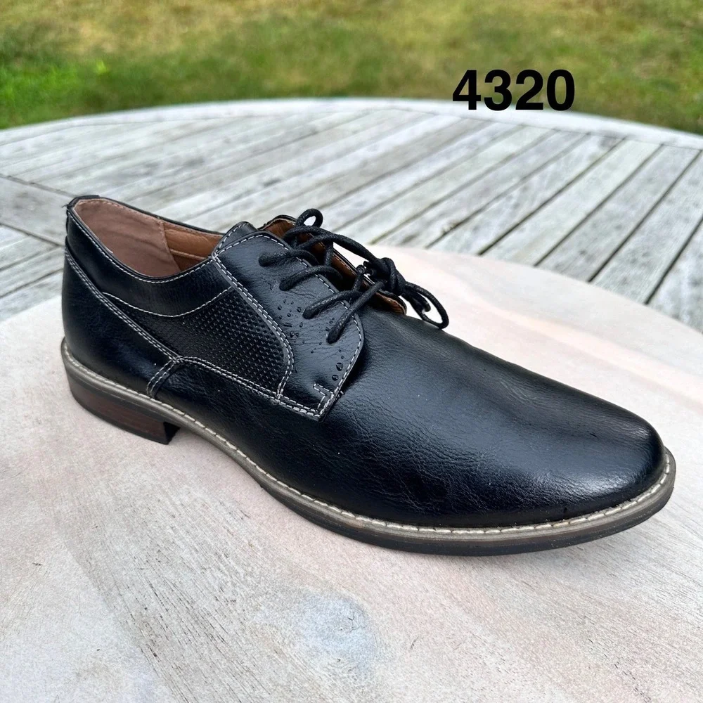 Sonoma Goods For Life Mens Jack Black Derby Dress Shoes Black Size 10.5