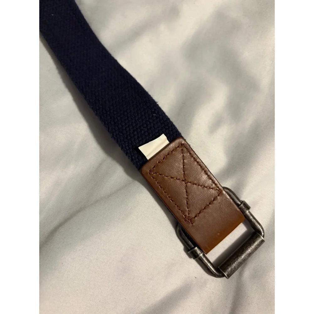 N/A dark blue leather