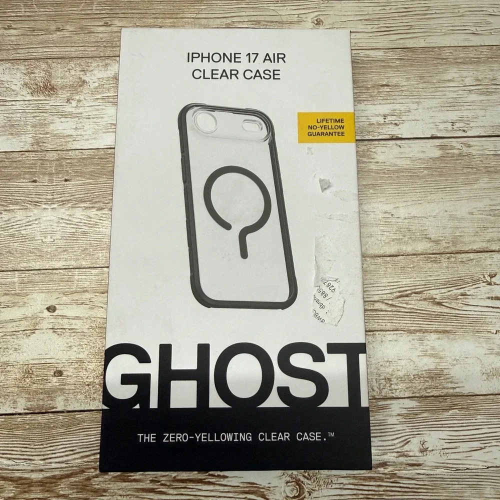 Ghost  iPhone 17 Air‎ Clear Case Zero Yellowing Magnetic MagSafe Open Box