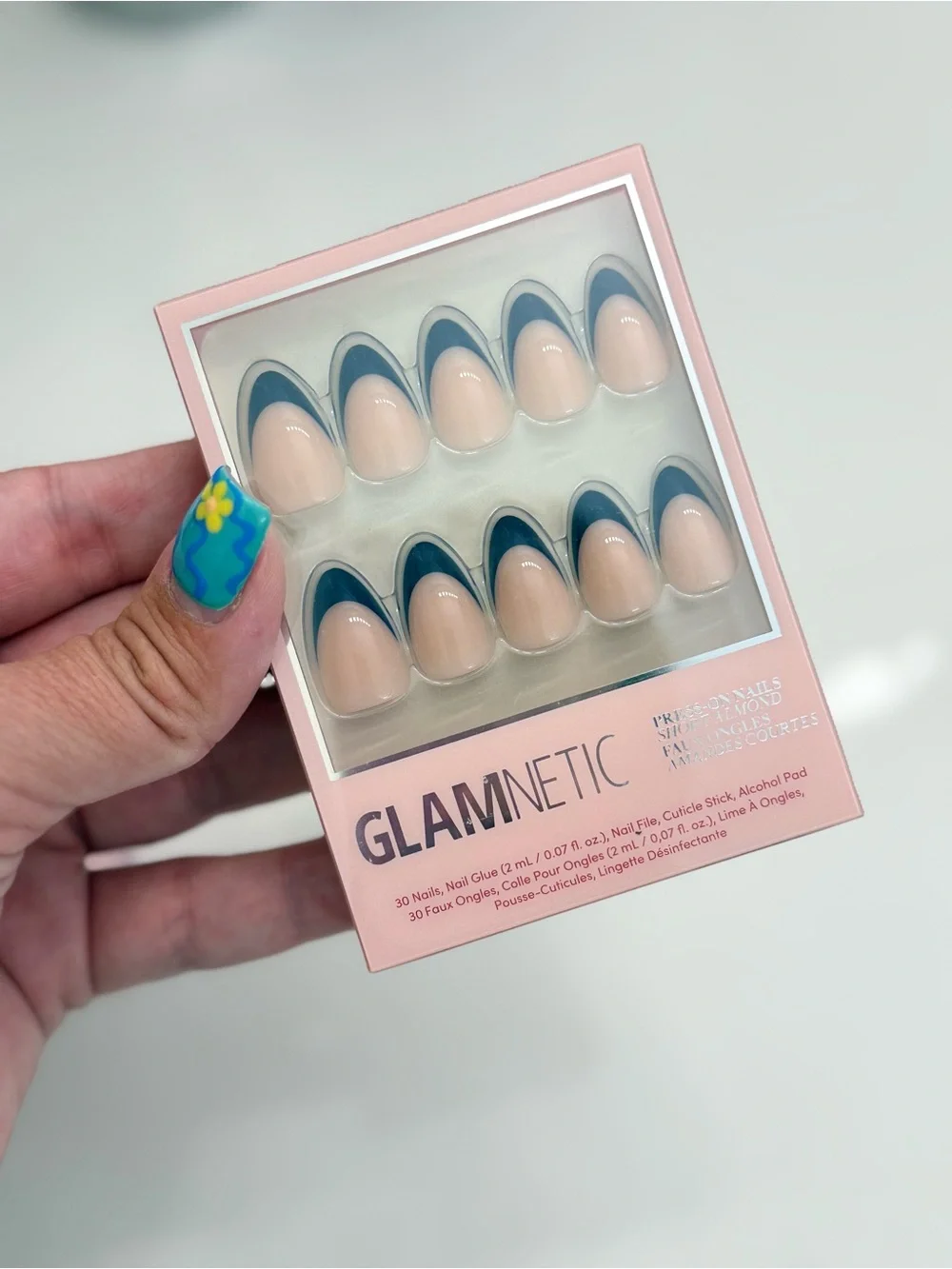 Glamnetic Press-On Nail Bundle, 3 Sets + Glue + Remover, NWT
