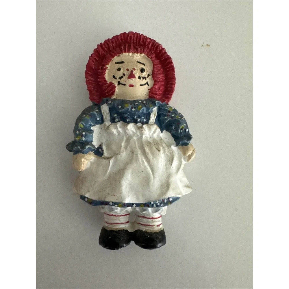 Vintage Raggedy Ann Doll Character Fridge Magnet 3