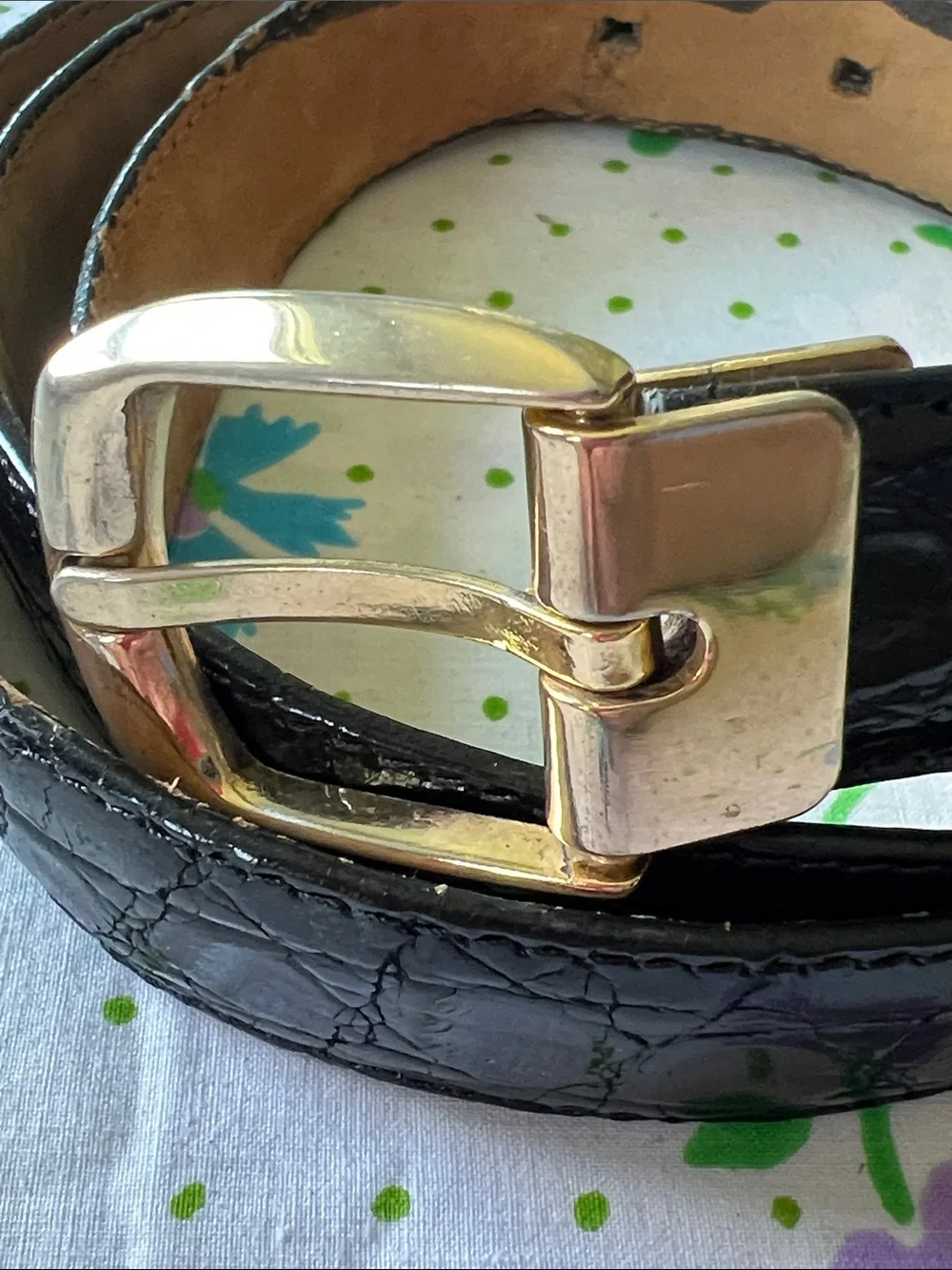 Saks Fifth Avenue color belt pictured