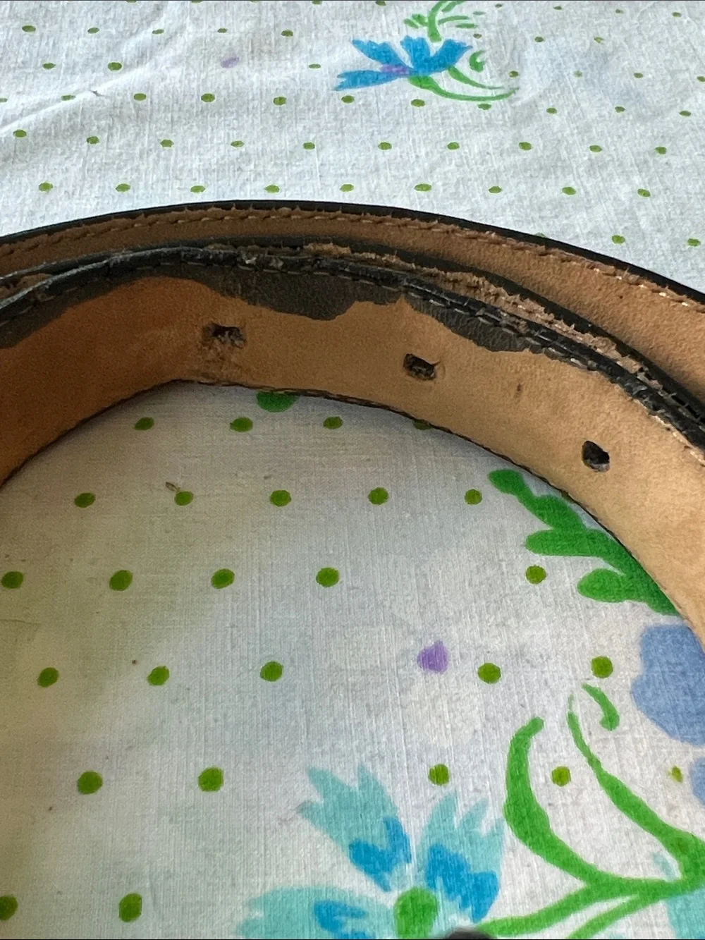 Saks Fifth Avenue belt wear