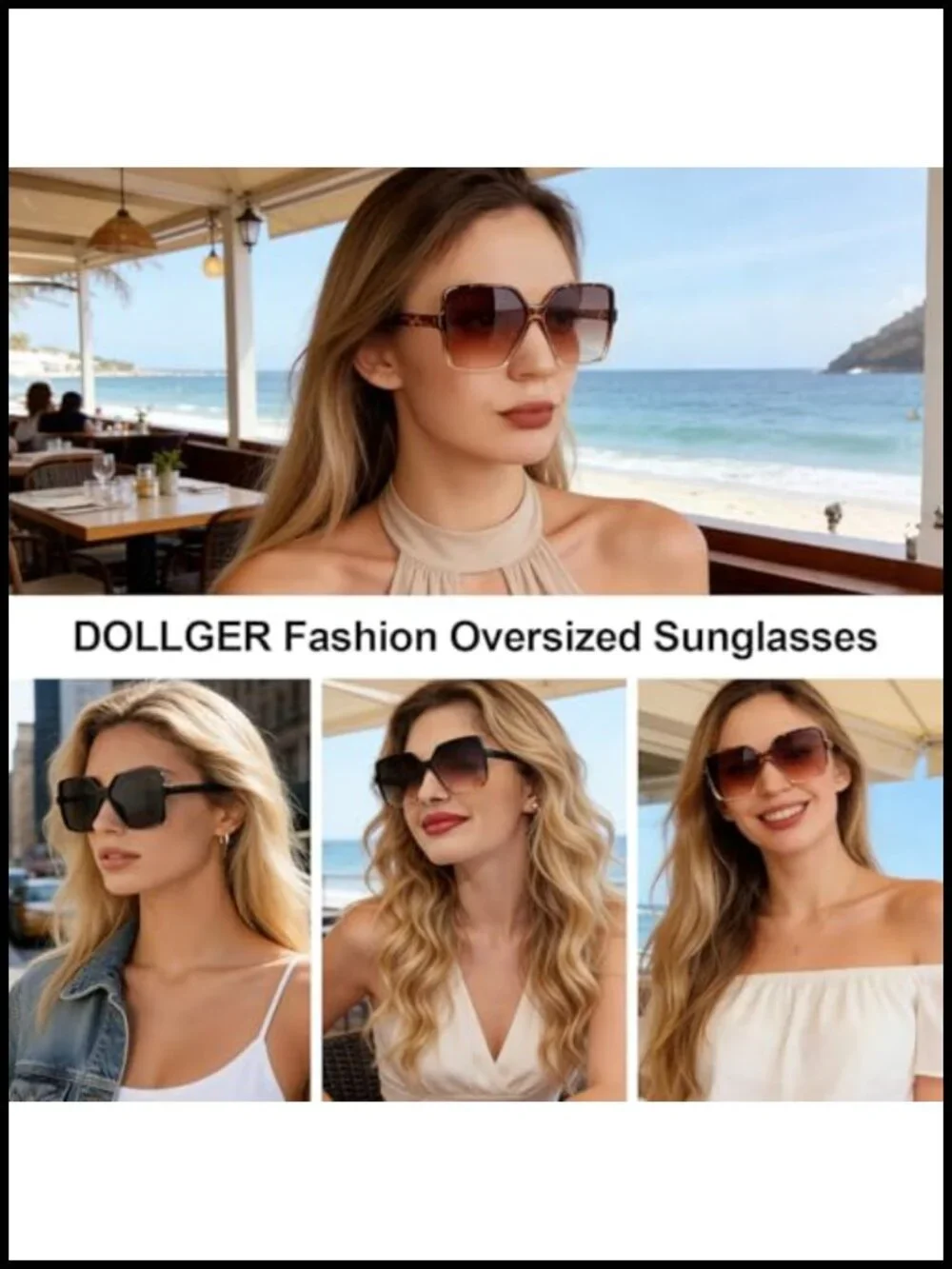N/A statement sunglasses