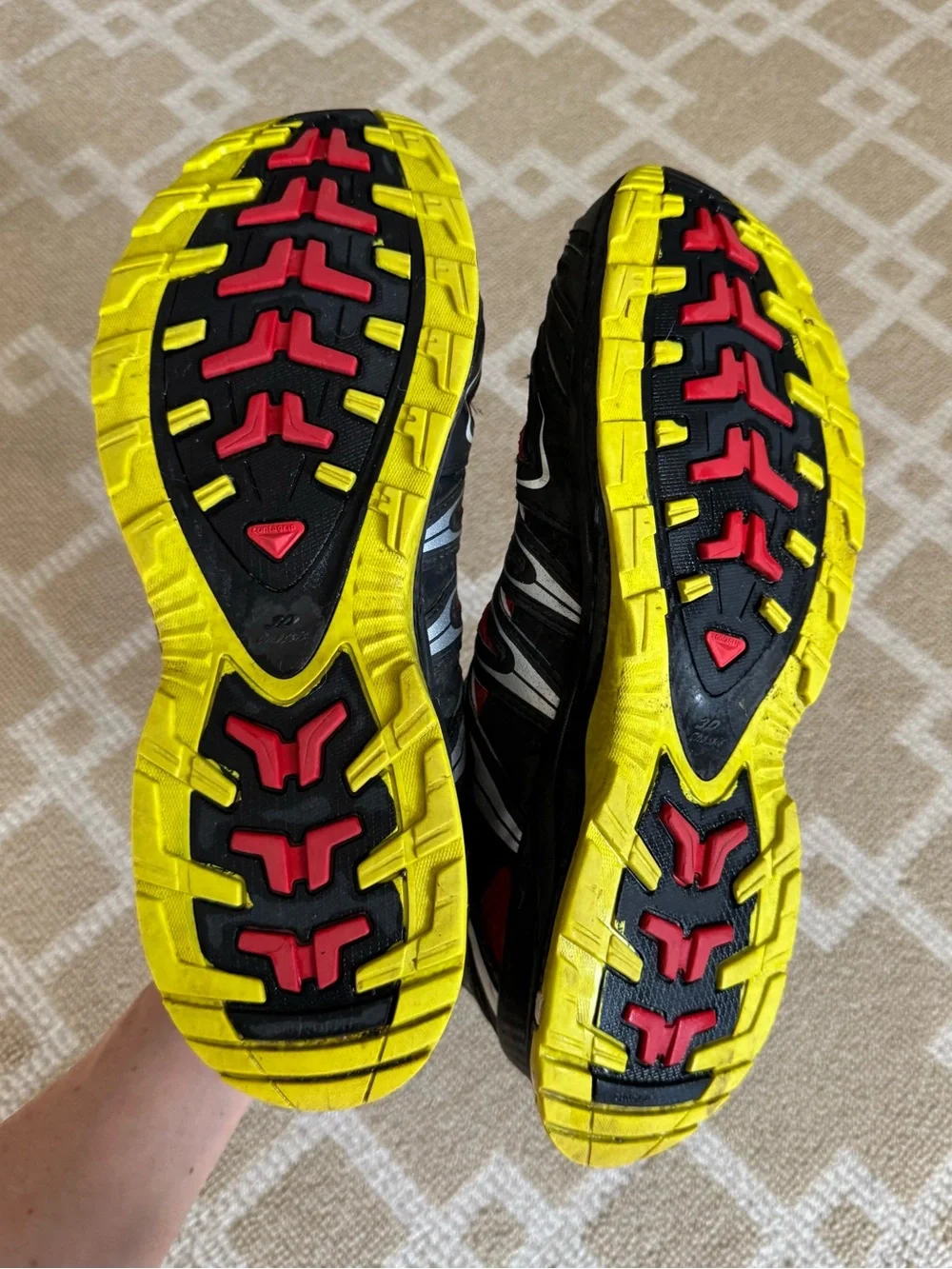 Salomon XA Pro 3D Trail Running Shoes Red Black Hiking Sneakers 11