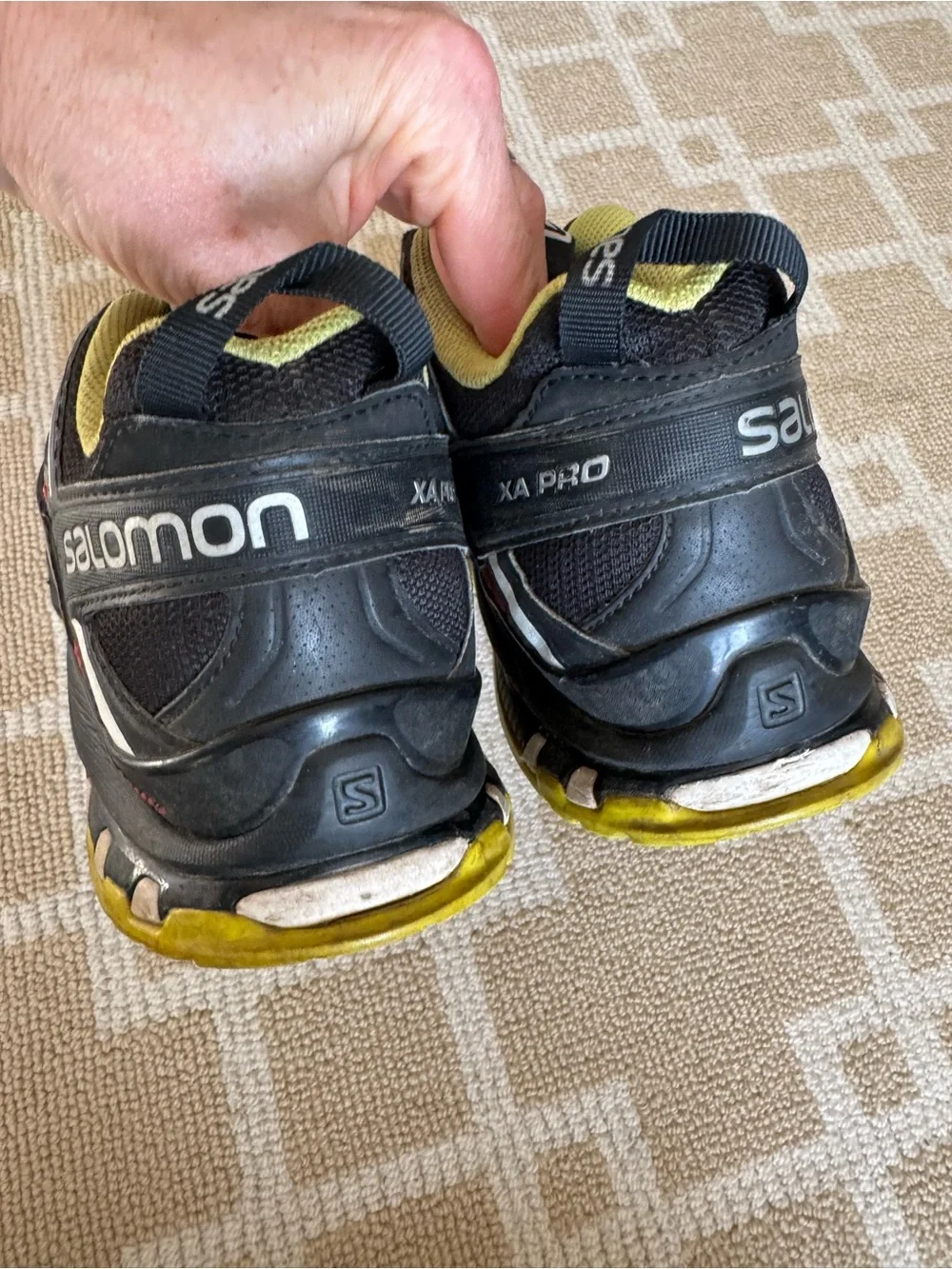 Salomon XA Pro 3D Trail Running Shoes Red Black Hiking Sneakers 11
