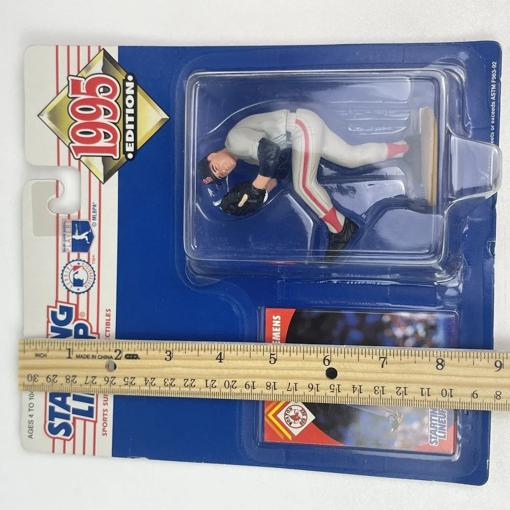 1995 Starting Lineup Roger Clemens Boston Red Sox SLU Kenner Sports Figure