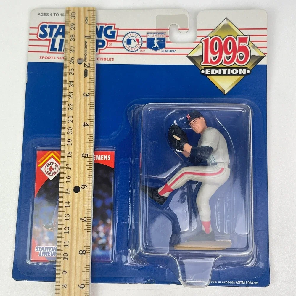 1995 Starting Lineup Roger Clemens Boston Red Sox SLU Kenner Sports Figure