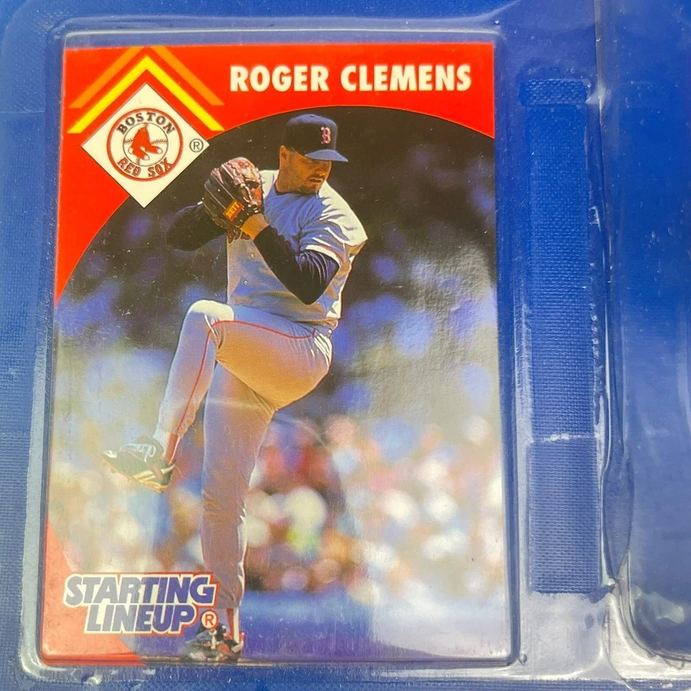 1995 Starting Lineup Roger Clemens Boston Red Sox SLU Kenner Sports Figure