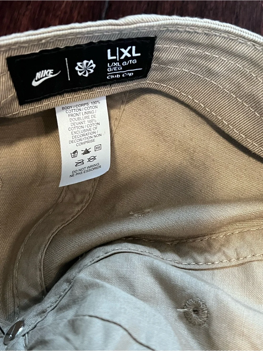 Nike cap embroidered