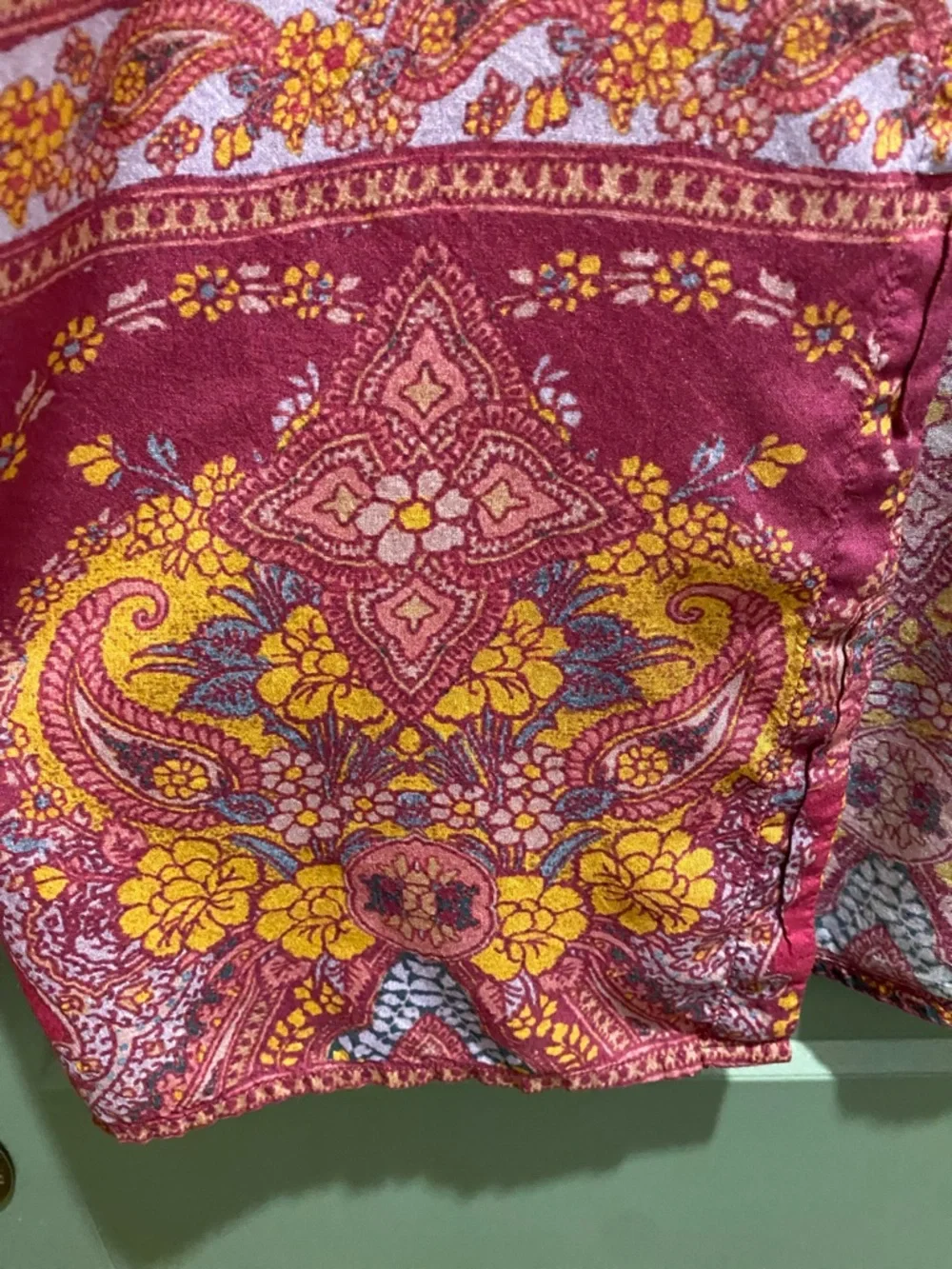 Soft Surroundings Paisley Print Kimono
