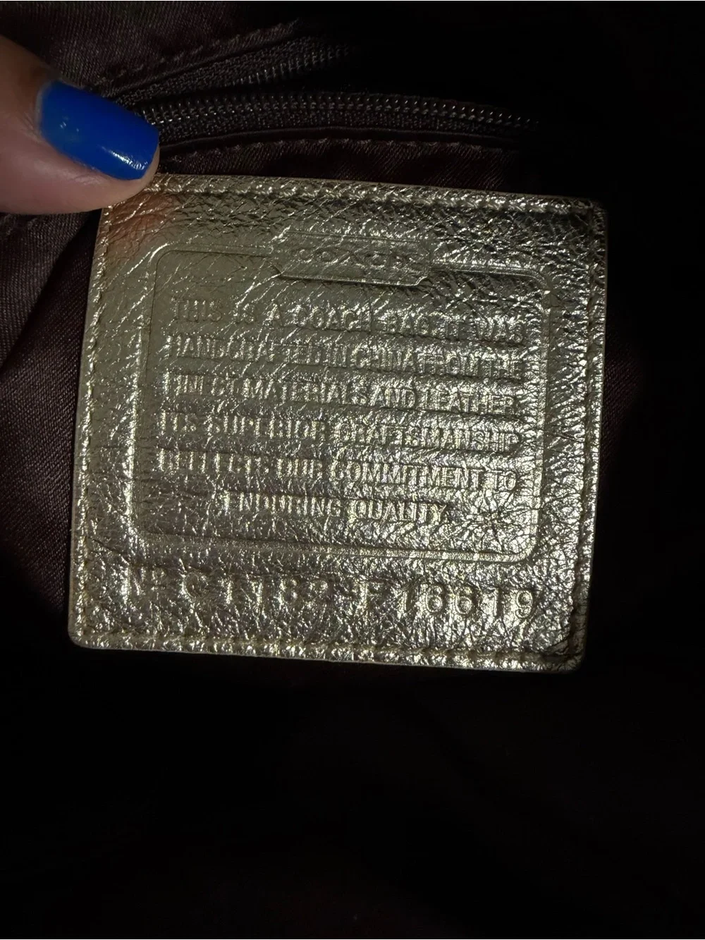 Coach preloved brooke