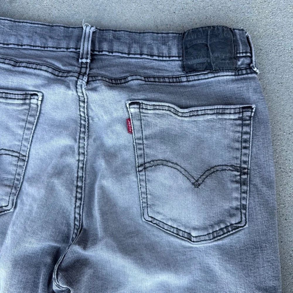 Levi's 514 36x34 Straight‎ Fit Jeans Men's Grey