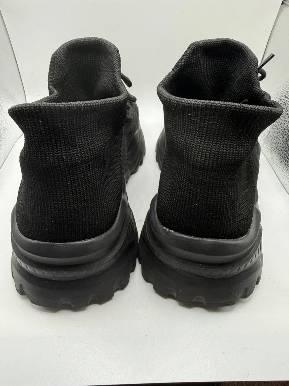 Women’s Gray Knit Slip-On Athletic Sneakers