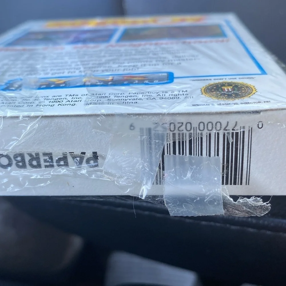 lynx Atari paperboy package looks
