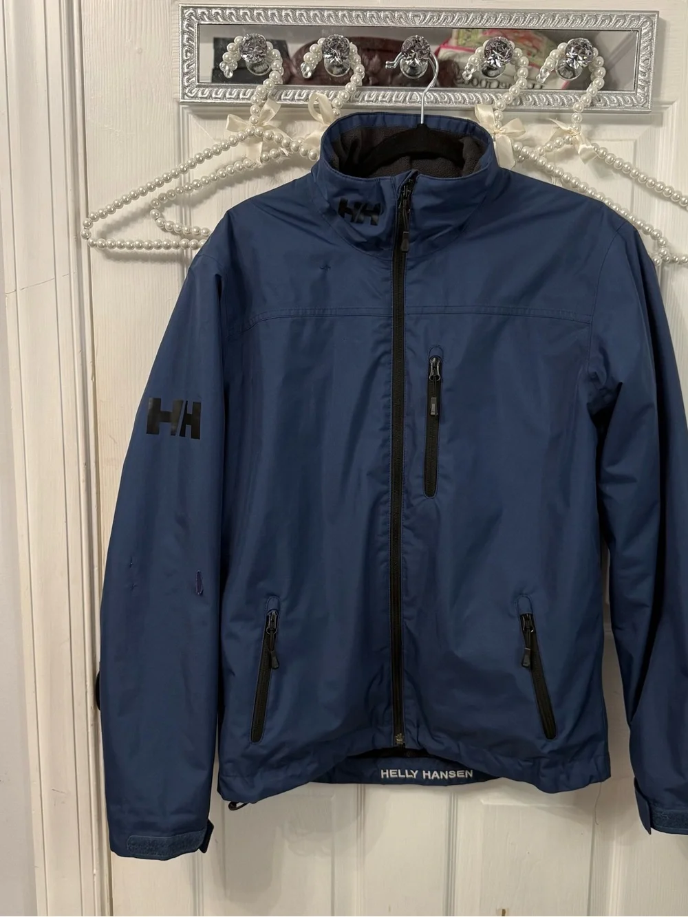 Helly Hansen Men’s Navy Waterproof Softshell Raincoat