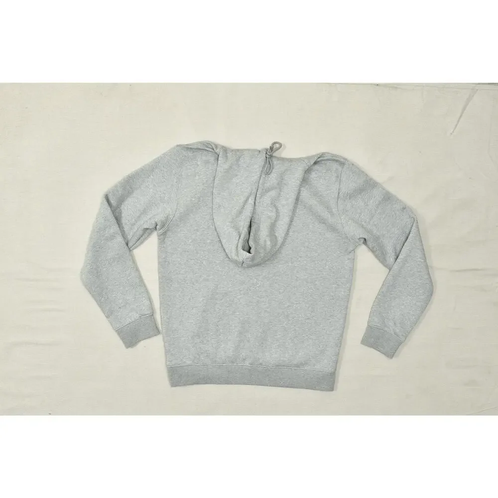 Adidas Originals Men's Essential Hoodie Trefoil Logo Pullover Gray Size M NEW