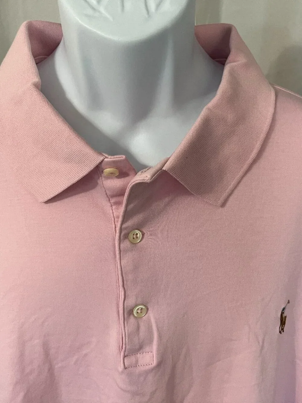 ⛳ Polo Ralph Lauren Men’s Pink Golf Polo Shirt 3XB Big 3XL 🏌️