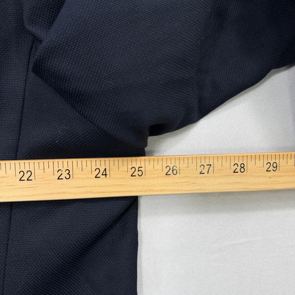 Joseph Abboud Blazer Reda Wool Executive Fit Navy Blue Men 46 Long