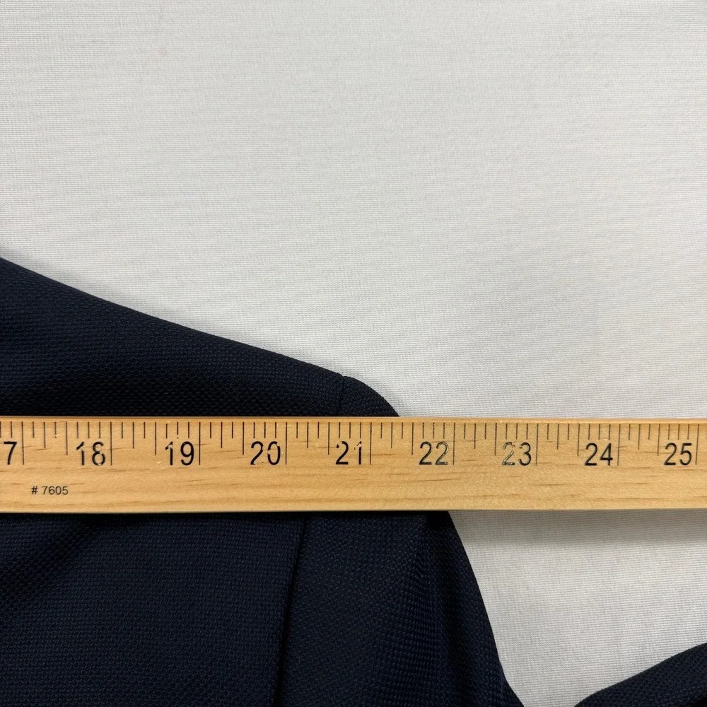 Joseph Abboud Blazer Reda Wool Executive Fit Navy Blue Men 46 Long