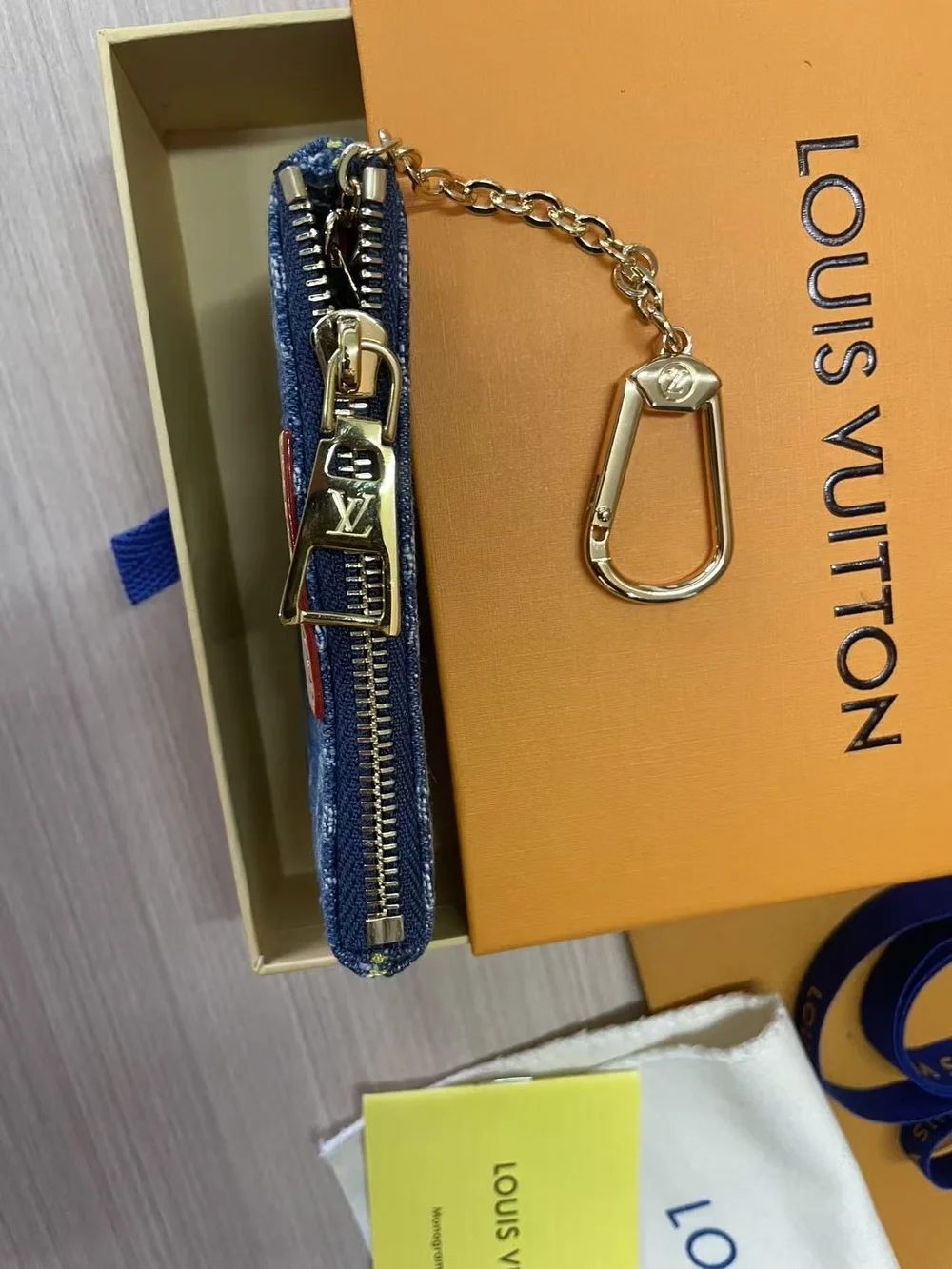 Louis Vuitton denim monogram