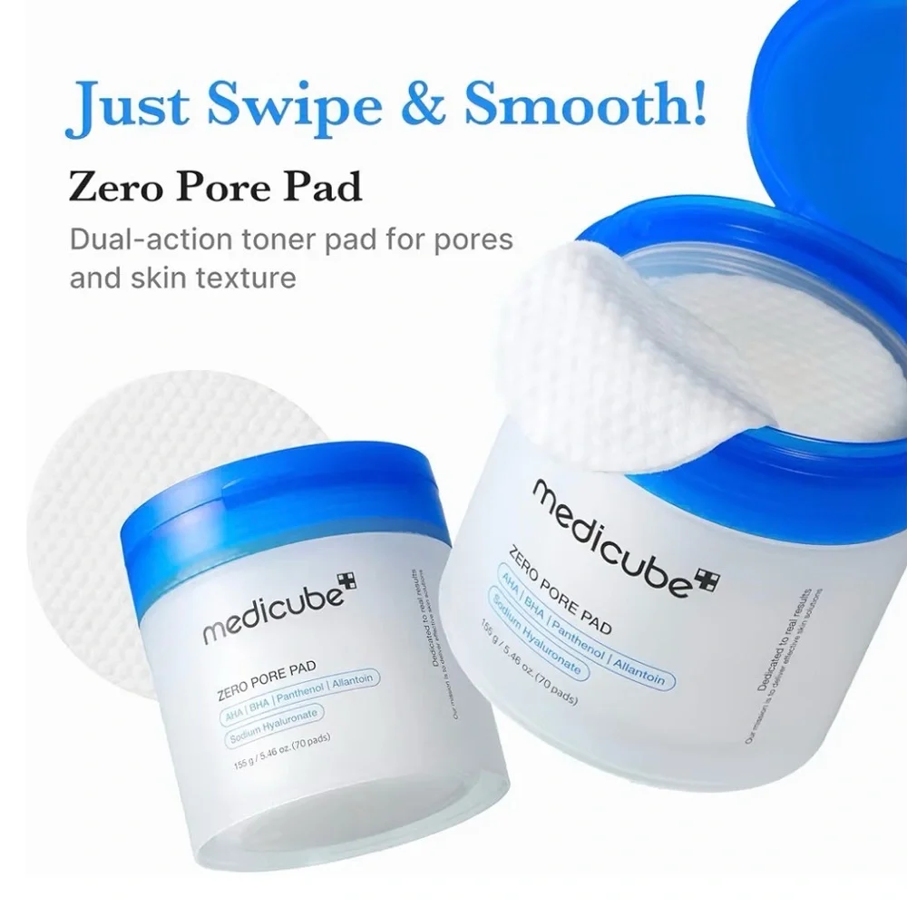 Medicube exfoliates refines