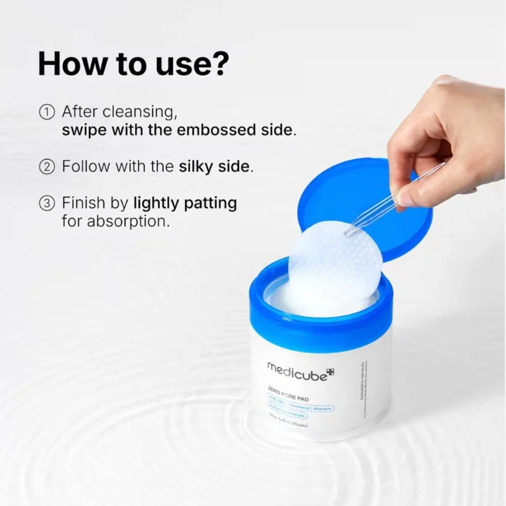 Medicube exfoliates refines