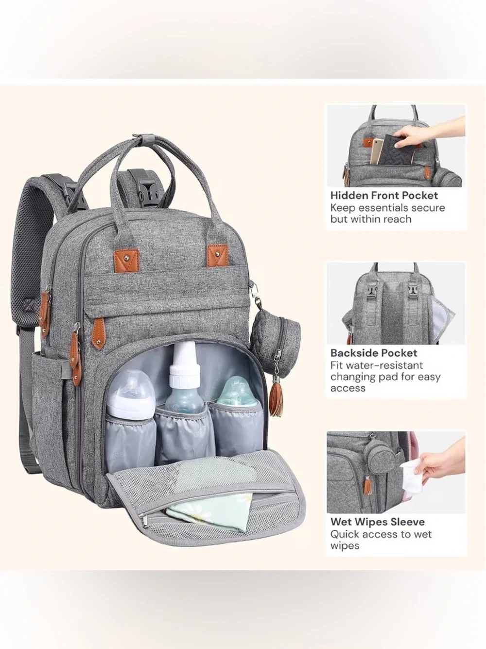 babbleroo modern gray