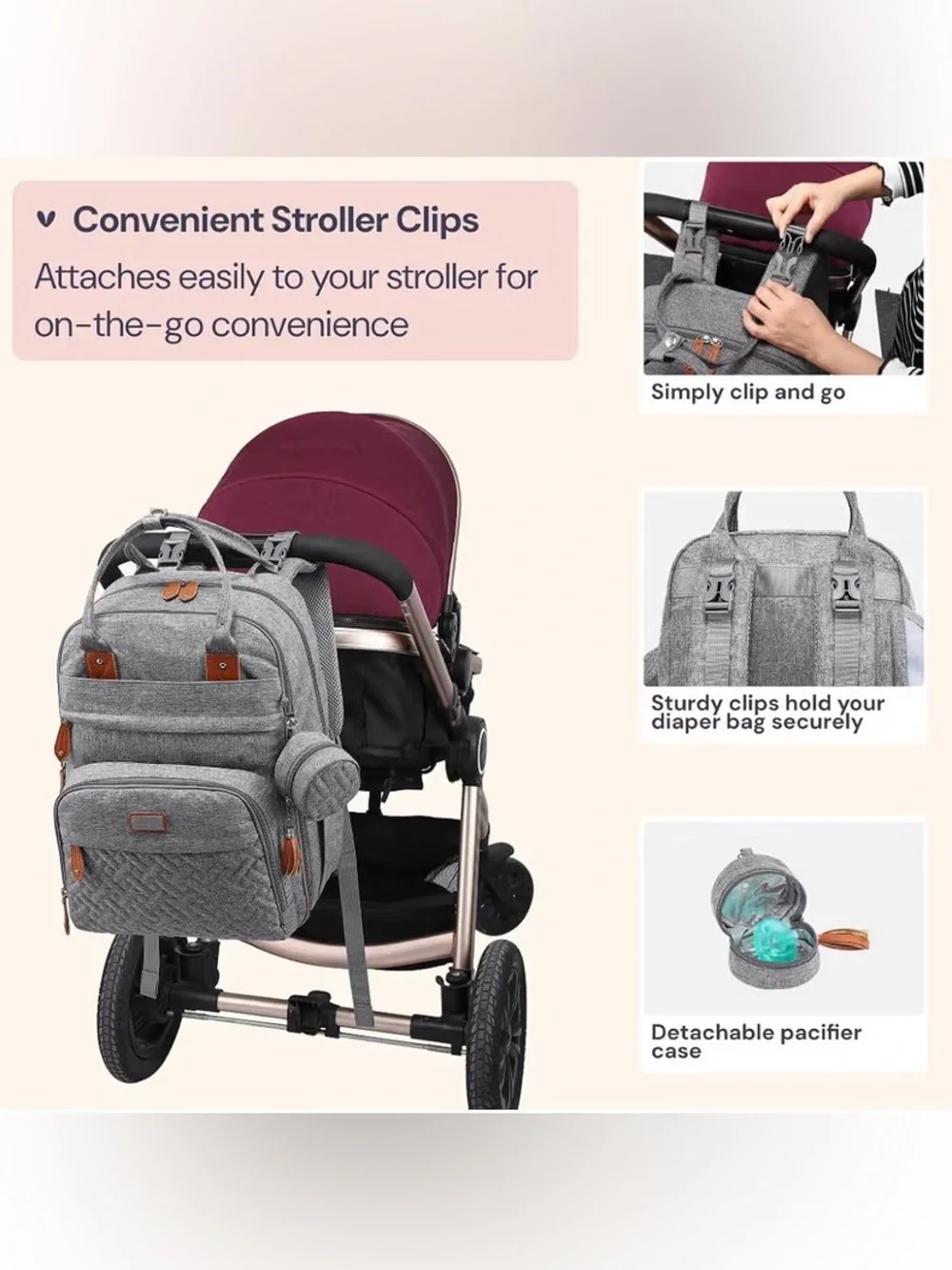 babbleroo modern gray
