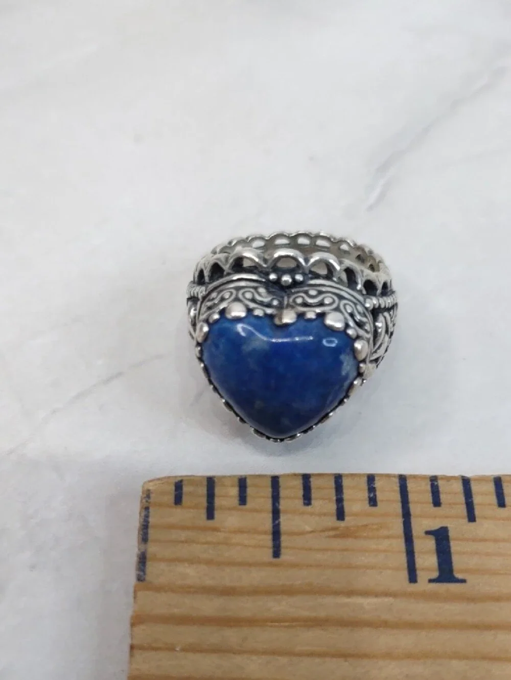 Sincerely Southwest By Carolyn Pollack Lapis/Sterling Silver Ring