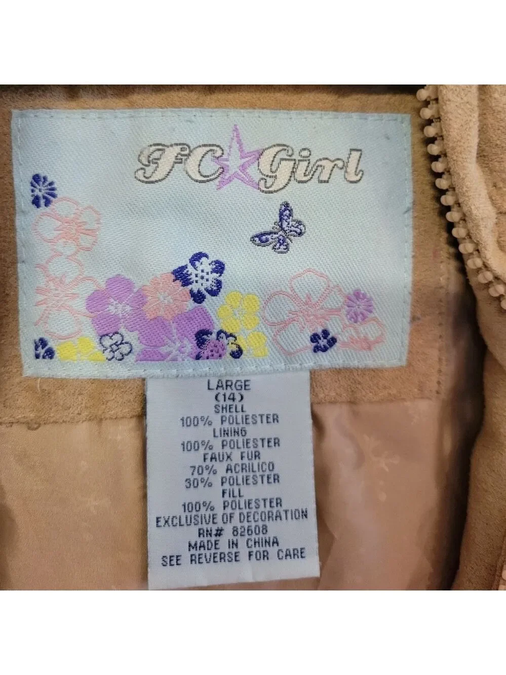 fc girl brown faux