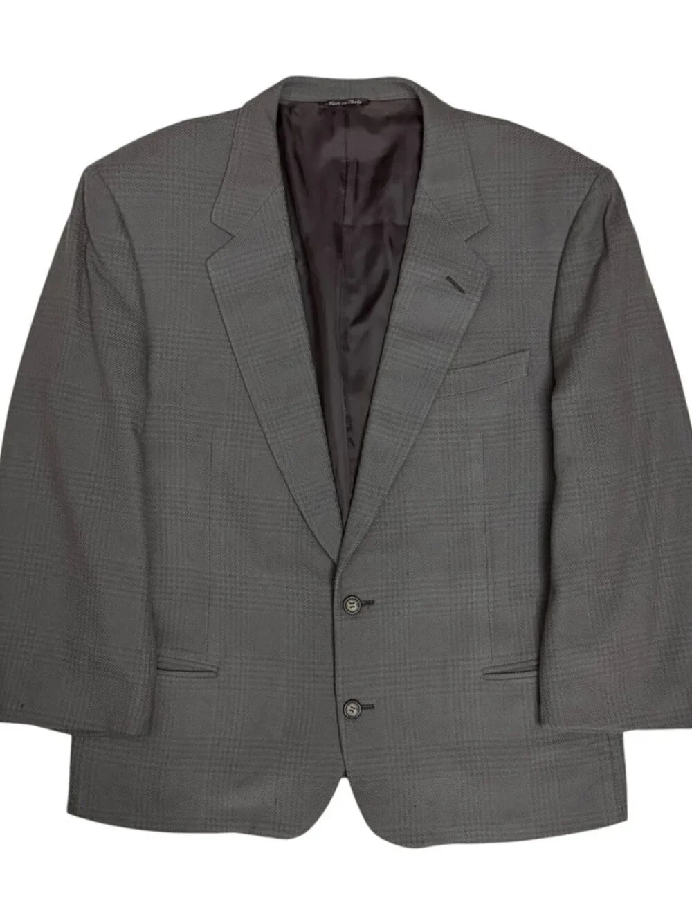 $2,000 CANALI Luxury WOOL Blazer Sport Coat Business Casual Plaid Jacket Men 44L