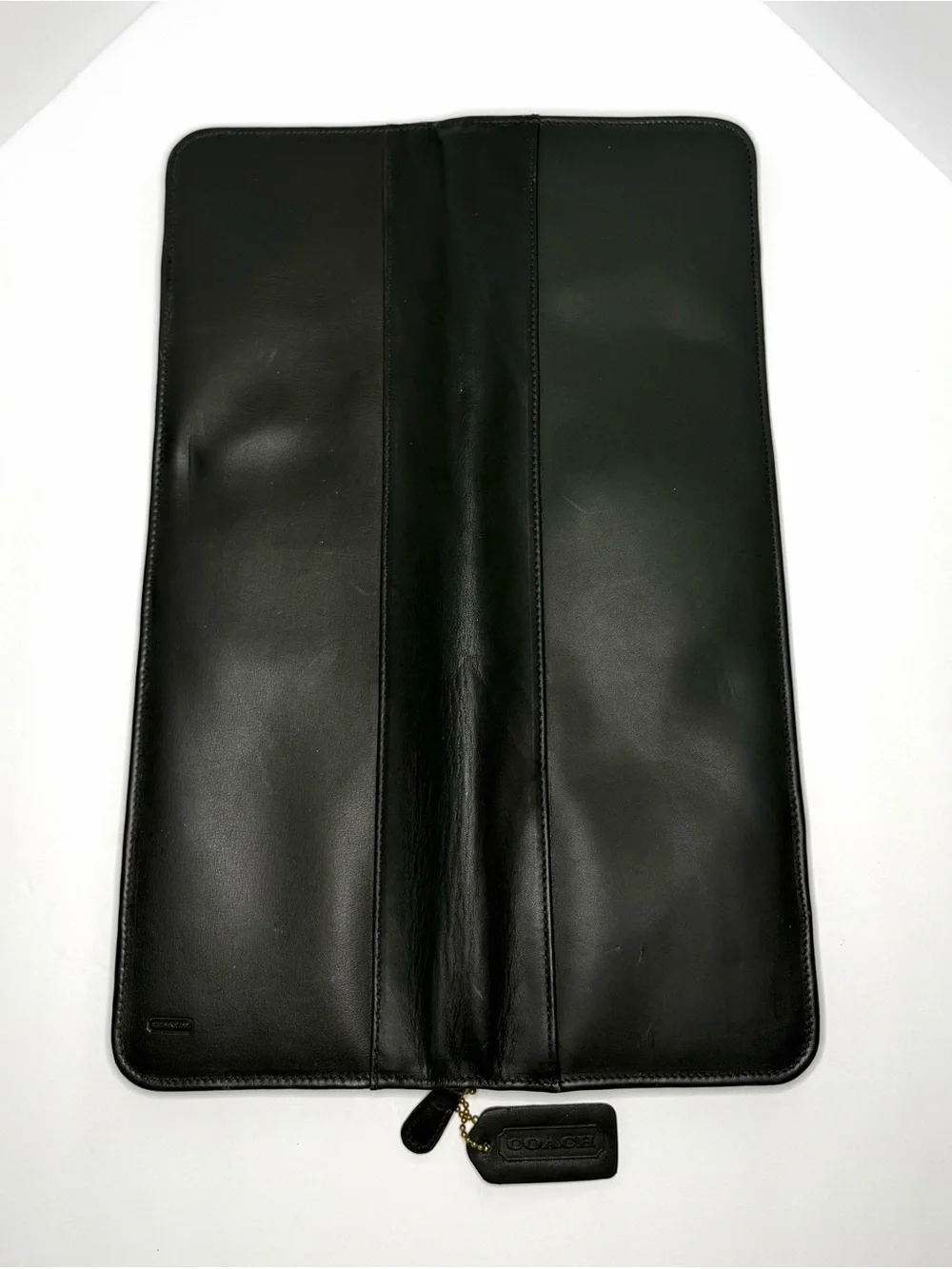 Coach compact leather