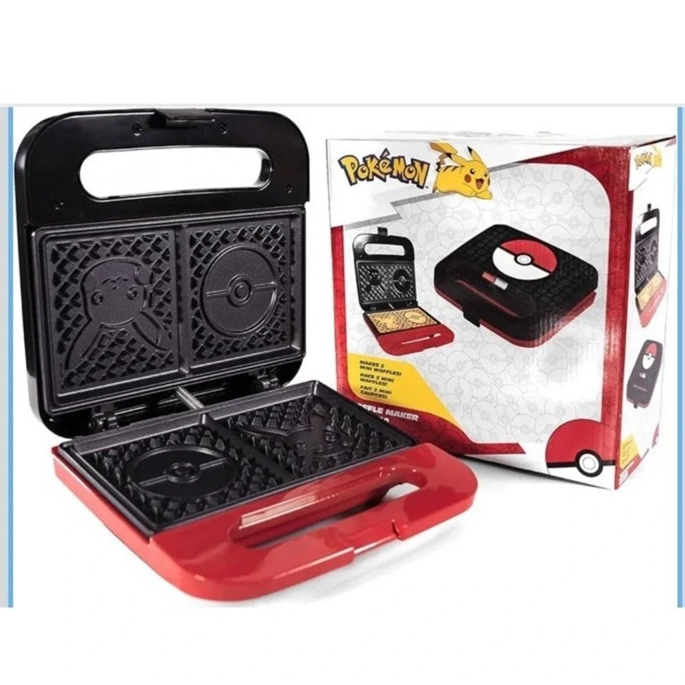 Uncanny Brands Pokemon Pikachu‎ Waffle Maker