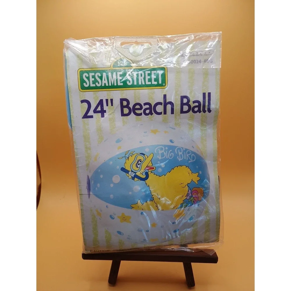 Rand Sesame Street Big bird  Beach Ball 24