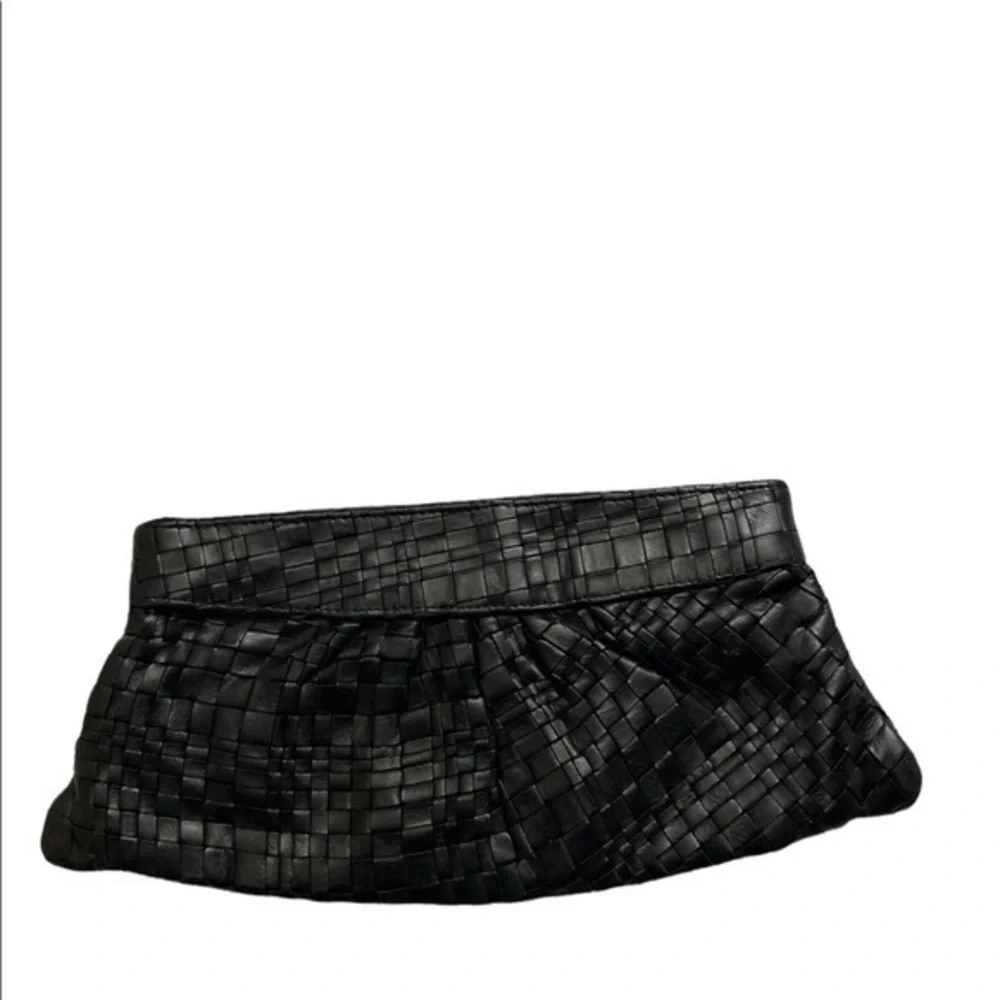 Lauren Merkin quilted leather clutch bag