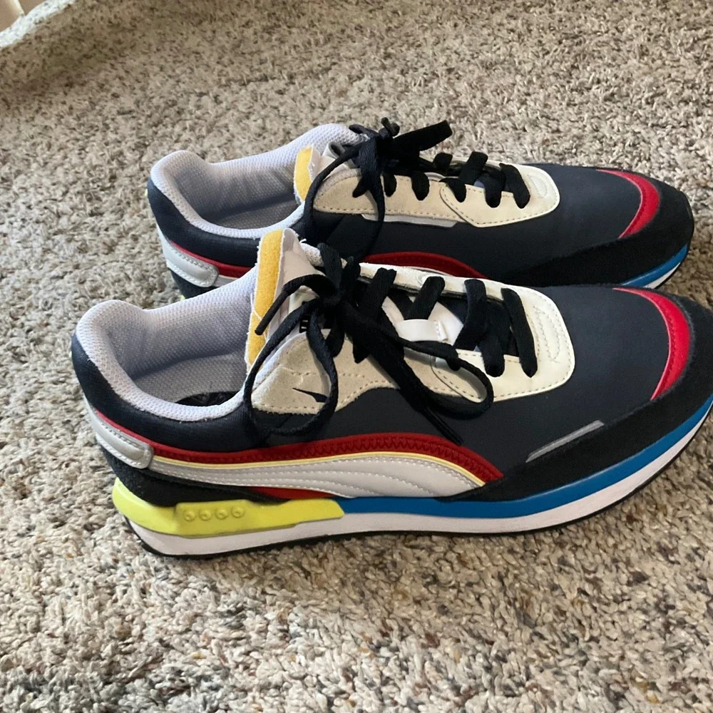 Puma Future Rider Sneakers Youth 6.5C Multi-Color Retro Colorblock