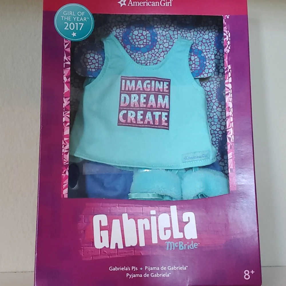 New‎ in Box- American Girl Gabriela McBride PJ Set