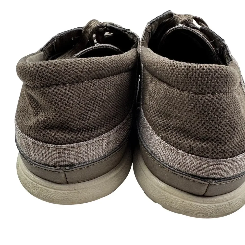 Crocs Santa Cruz Playa Canvas Lace Up Boat Deck Casual Shoes Men's Size 10