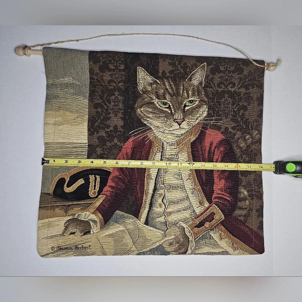Three Bells Tapestries nelson cat