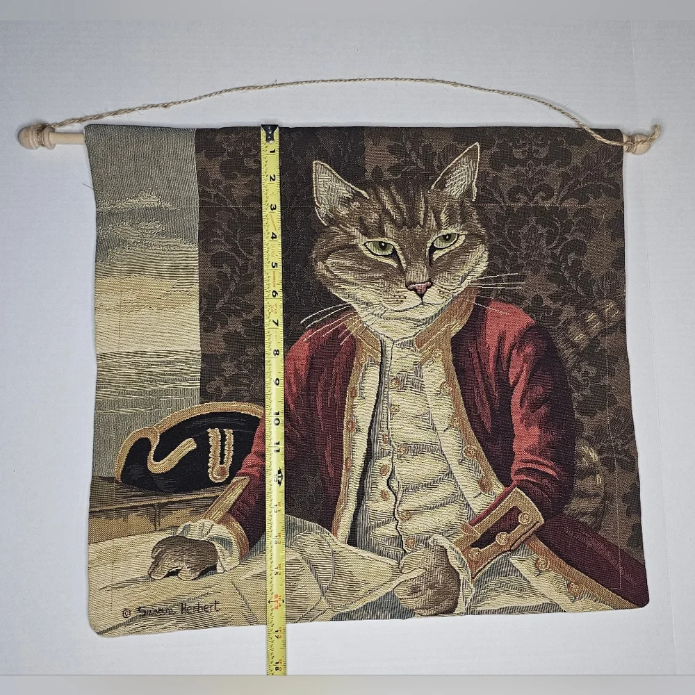 Three Bells Tapestries nelson cat