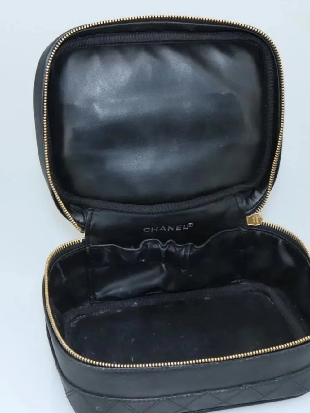 CHANEL brand	chanel color	black