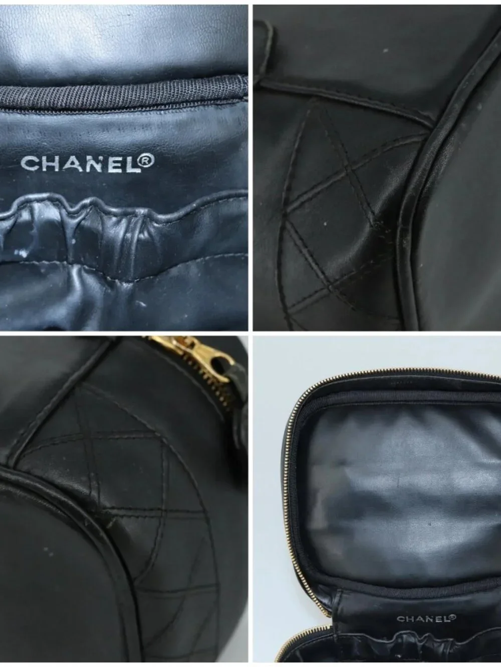 CHANEL brand	chanel color	black