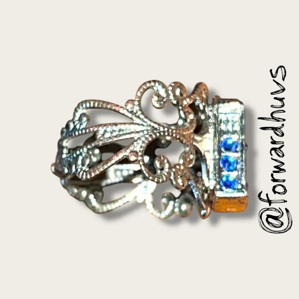 Bundle Sale 3 for $15 | Doctor Who TARDIS Filigree Ring – Adjustable