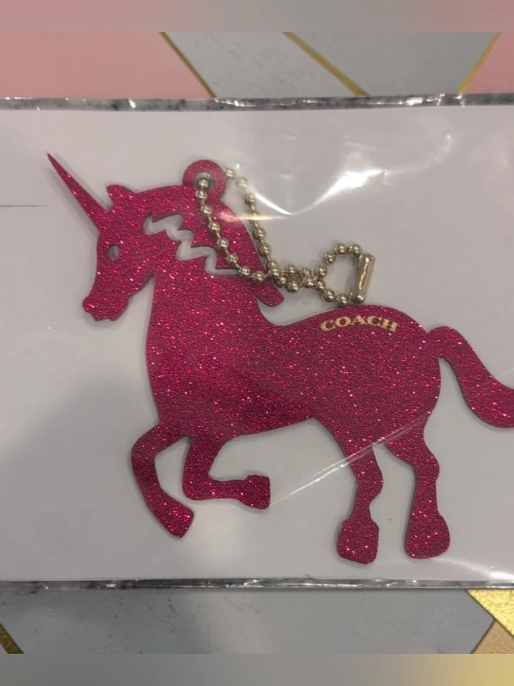 Coach glitter sparkly
