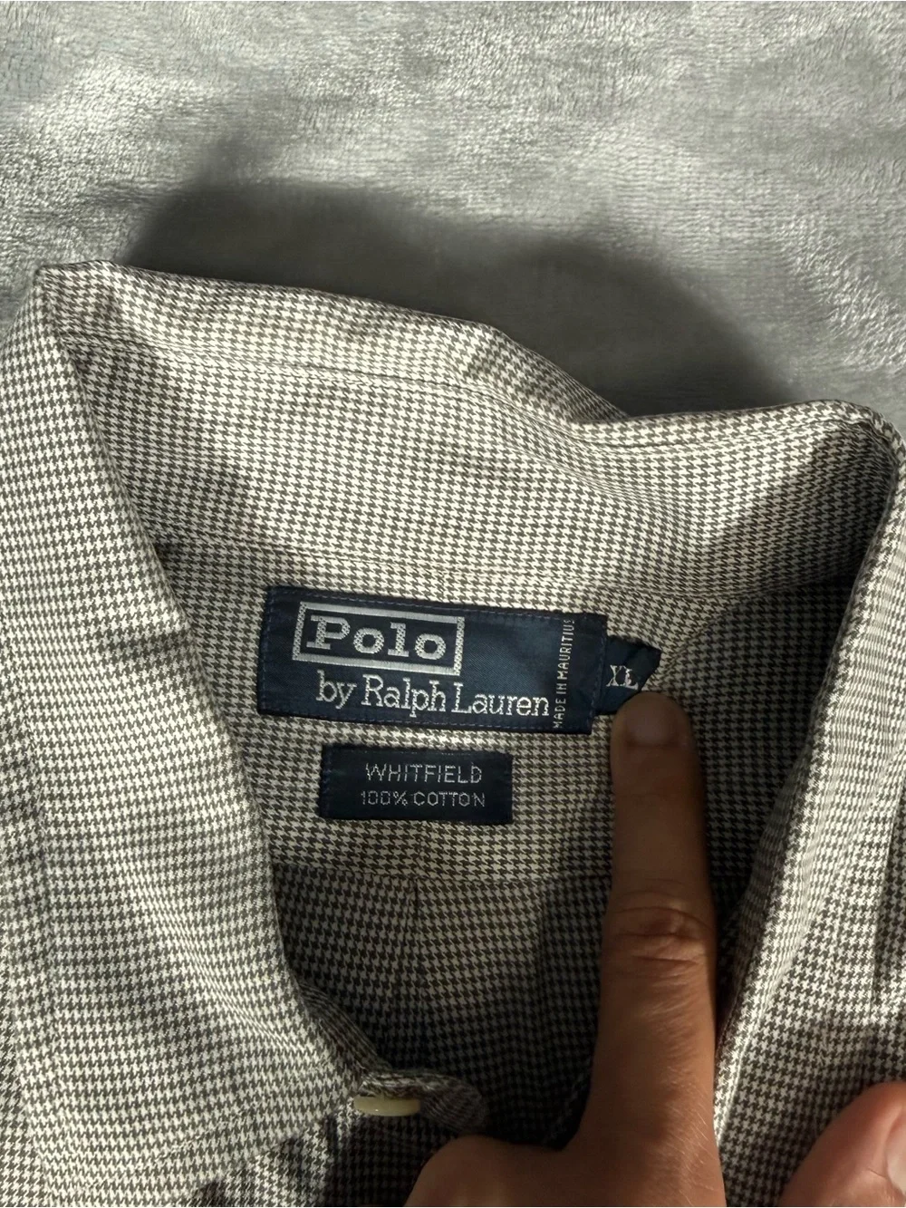 Polo Ralph Lauren measurements fabric photos