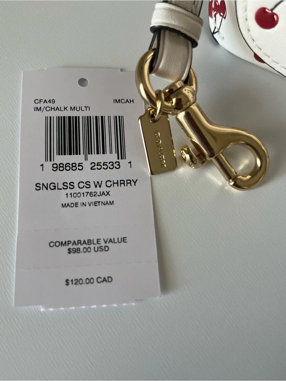 Coach 100% authentic