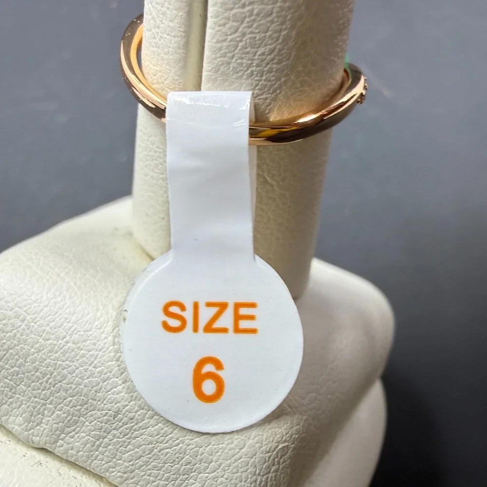 Bomb Party Peaceful Moments Size‎ 6 Ring Lab Stones with Genuin Quartz RBP6140