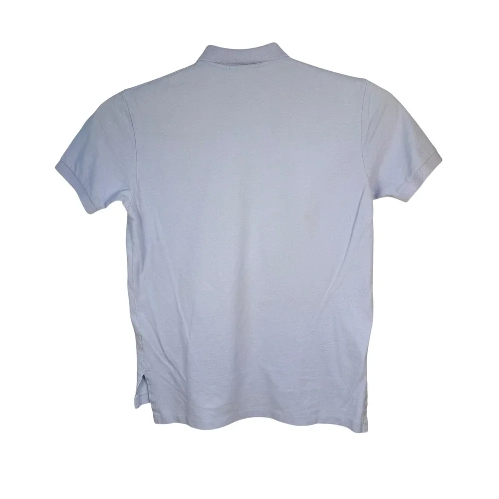 Polo Ralph Lauren Polo Shirt Mens M Light Blue Cotton Classic Golf Pony Preppy