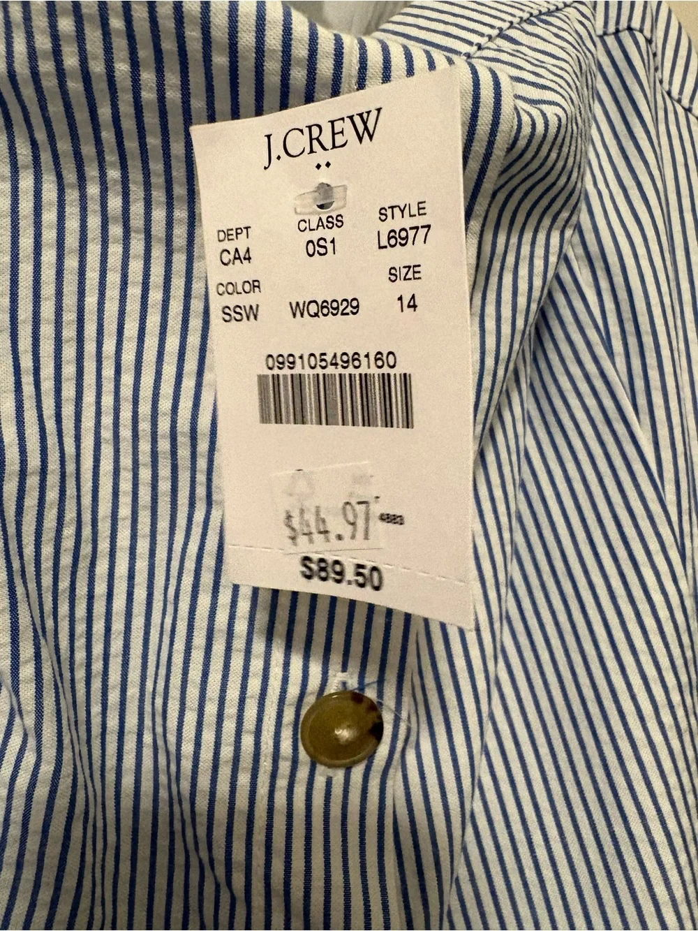 J. Crew classic sleeveless